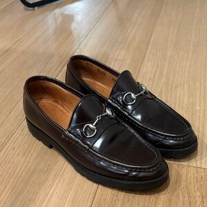 Women’s Gucci Brown Leather Loafers